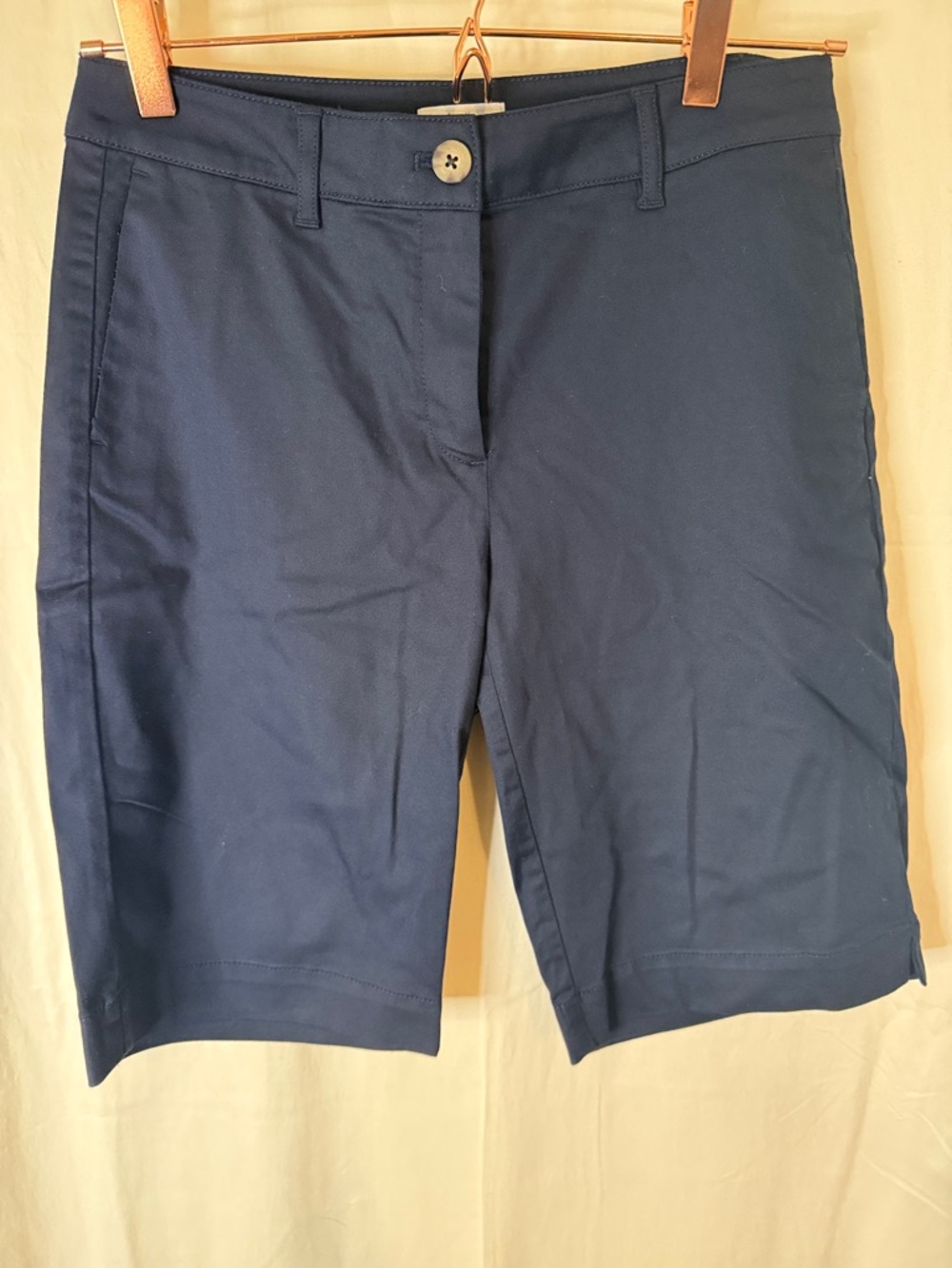 J. Jill Navy Bermuda Shorts
